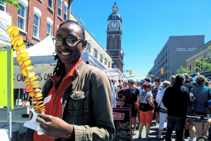 McThirsty's Pint's potato spirals have been a common sight at previous Taste of Downtown events.   (Photo courtesy of Peterborough DBIA)