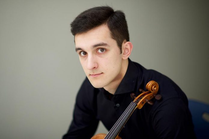 Peter Wowk, the award-winning Kawartha Youth Orchestra concertmaster alumnus, returns to Peterborough to perform with the Peterborough Symphony Orchestra on May 26, 2018. This summer, Peter will be performing throughout Ontario, Quebec, Germany and Scotland as a select member of the 2018 National Youth Orchestra of Canada. (Photo courtesy of Peter Wowk)