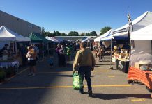 The Peterborough Farmers' Market at Morrow Park in June 2015. Originally accused of aggressive conduct towards other market vendors in 2017, seven local farmers and food producers say they received notices of their eviction from the Saturday market for the 2018 season. (Photo: Linda Howes / Google)