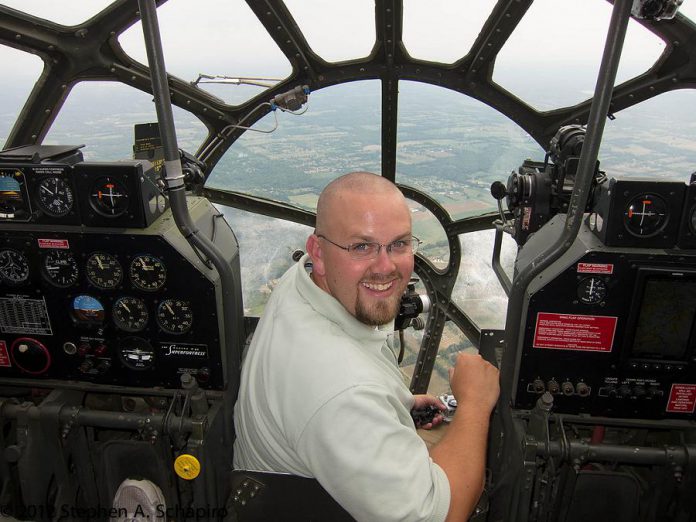 If you want to fly in the bombardier seat of B-29 Superfortress Bomber "Fifi", it will cost you $1,595 US. (Photo: Commemorative Air Force)