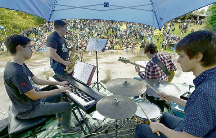 Luxury Mammals Jazz Collective, students and grads of St. Peter Catholic Secondary School in Peterborough, will perform at Hot Belly Mama's on Sunday, May 27th. (Supplied photo)