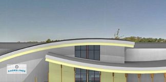 Arhitect's rendering of the completed Shorelines Casino Peterborough. (Graphic: Chris Dikeakos Architects Inc.