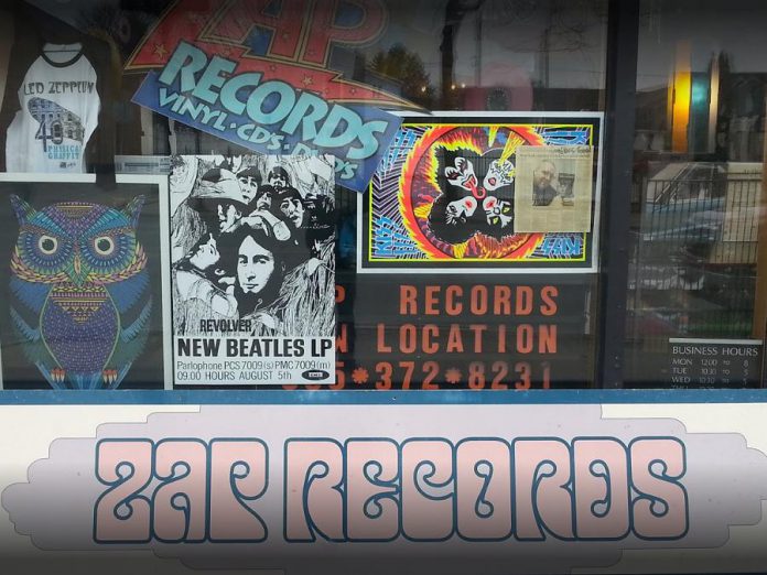 Cobourg's ZAP Records is opening a second location in downtown Peterborough, in the former Moondance record store, in June 2018. (Photo: Derek Bernat)