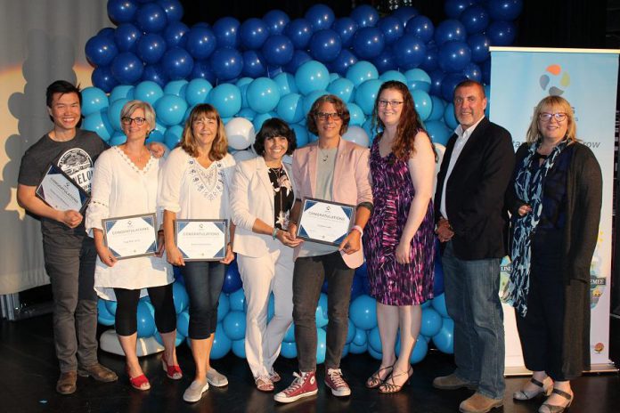These four businesses in Fenelon Falls, Coboconk, Omemee, and Lindsay receive a prize package as part of the Downtown Dreams contest. (Photo courtesy of City of Kawartha Lakes)