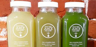 Port Hope's Electric Juice Factory has now opened a location in downtown Peterborough. The company offers of raw, organic, cold-pressed juice as well as other natural food products. (Photo: Electric Juice Factory / Facebook)