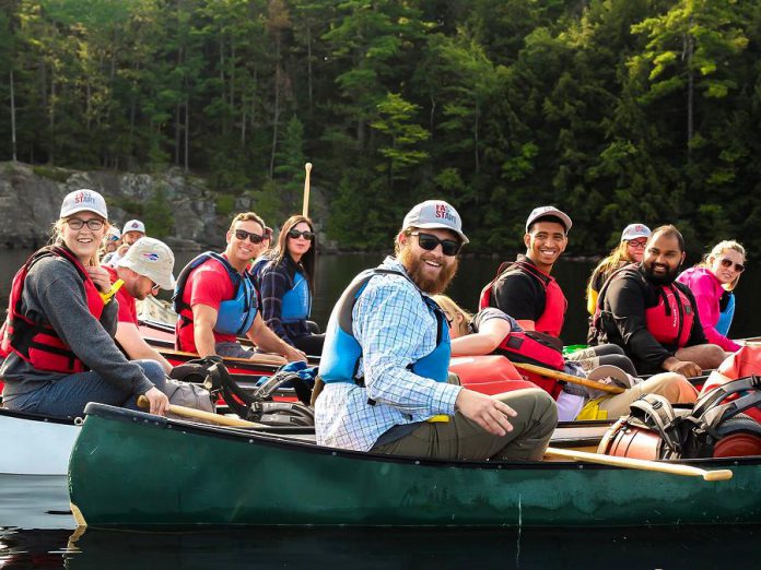 Camp Startup will inspire 20 young entrepreneurs and take them out of their comfort zone from September 14th to September 16th, 2018 at Camp Kawartha, located on Clear Lake 30 kilometres north of Peterborough. THe weekend bootcamp features business planning workshops, team-building exercises, networking opportunities, canoeing, archery, and more. All costs for participants are covered by FastStart Peterborough, a partnership between Trent University, Fleming College and the Innovation Cluster. Applications for this unique adventure are now open until Thursday, July 26th. (Photo: Samantha Moss)