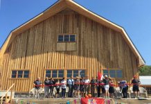 Community Futures Peterborough provided funding to support Peterborough County in the development of the Agricultural Heritage Building at Lang Pioneer Village in Keene, pictured here at the official opening on September 24, 2017. The funding from Community Futures Peterborough allowed the County to dedicate a project manager position to the project, and was also instrumental in helping the County secure additional partnerships and community support. (Photo courtesy of Peterborough County)