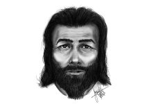 A composite sketch of a man wanted for an alleged sexual assault and robbery near Bobcaygeon on May 17, 2018. (Graphic: Ontario Provincial Police)