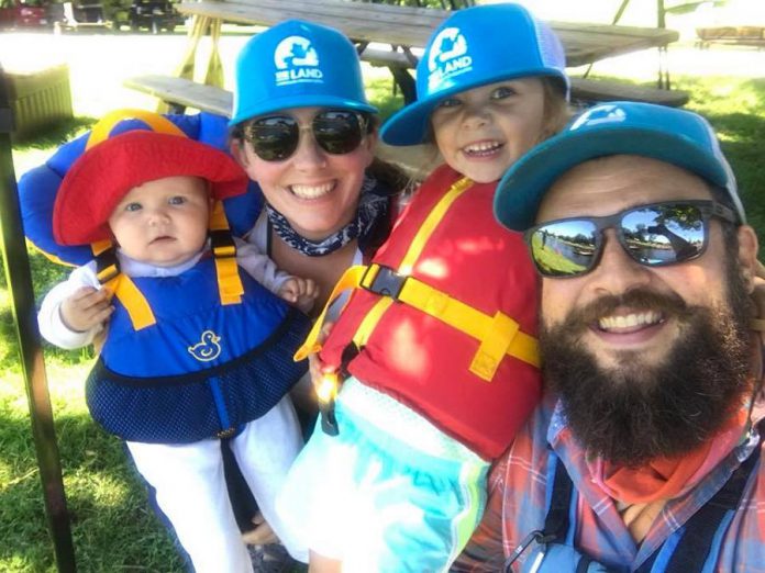 The Land Canadian Adventures is a family business. From left: Avery, Briagh Hoskins-Hasbury, Lily, and Bretton Clark. (Photo: The Land Canadian Adventures)