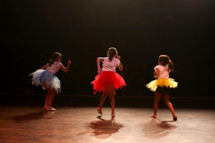 At the Dance Factor camp, instructed by Nicole Kelly, children explore many dance genres including jazz, hip hop, contemporary dance, ballet, musical theatre, and more. (Photo: Bradley Boyle / Market Hall Performing Arts Centre)