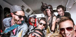 The eight members of Vancouver-based and Juno-nominated band Five Alarm Funk will be crowding the stage at The Red Dog in downtown Peterborough on Monday, July 13th for an epic night of monster horns, crushing percussion, and shredding psych-rock guitars. It's a double bill with the even bigger Toronto-based funk band My Son The Hurricane. (Publicity photo)