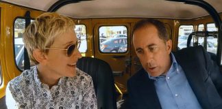 Ellen DeGeneres is one of 12 comedians Jerry Seinfeld interviews in new episodes of "Comedians in Cars Getting Coffee", arriving Friday, July 6th on Netflix Canada. (Photo: Netflix)