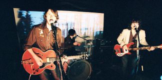 At the 2018 Peterborough Folk Festival, The Spades (James McKenty, Tommy Street, and Josh Robichaud) are performing in front of a live audience for the first time in five years.