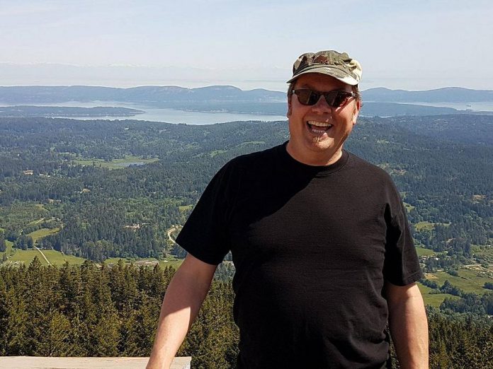Rick Fines in May 2018 on Salt Spring Island in British Columbia, where he performed a series of concerts. (Photo: Rick Fines / Facebook)