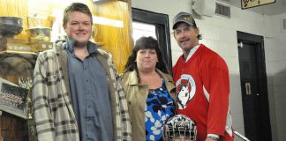 Cathie and Dave Tuck (right), with their sons Jeffrey (left) and Criss, in happier days before the founders of the former Peterborough Huskies special needs hockey team were arrested and charged with fraud in November 2016. A judge cleared the Tucks of all wrongdoing on June 25, 2018 after a five-month trial. (Photo: The Tuck family)