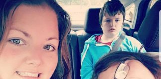 Ashley Wright with her two children, 11-year-old Brinlee and 13-year-old Logan. Logan lives with severe autisim and the Wright family was publicly shamed twice by the same man while they were visiting the Peterboroug Zoo on June 10, 2018. Wright has written an open letter to the man that is going viral. (Photo: Ashley Wright / Facebook)