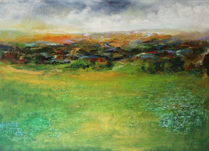 'In the Country' (oil, 40” x 60”) by Paul Chester. (Photo courtesy of the Art Gallery of Bancroft)