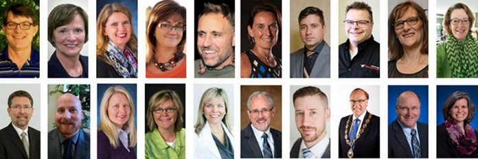 The 2018 Board of Directors for the Greater Peterborough Chamber of Commerce. The organization is now seeking members interested in serving on the 2019 board. (Photo courtesy of the Peterborough Chamber of Commerce)