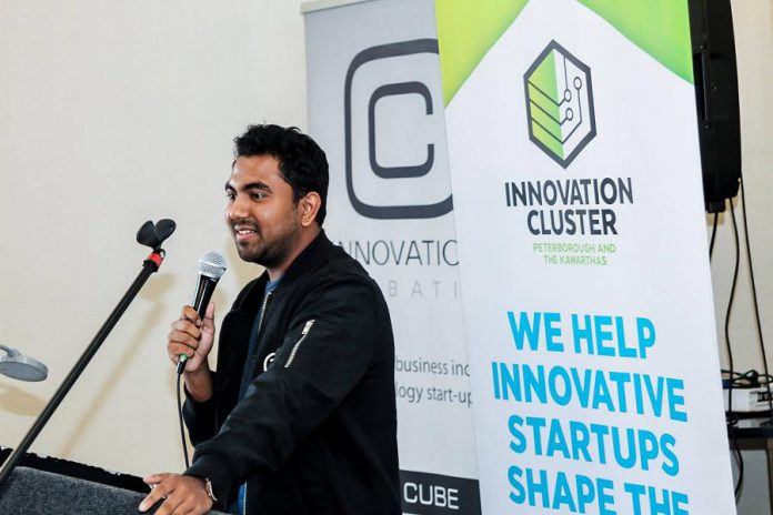 Zatiq co-founder and CTO Hasan Jafri with co-founder and CEO Sultan Moni. (Photo courtesy of the Innovation Cluster)