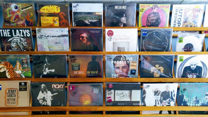 Some of the vinyl offerings at ZAP Records Peterborough, which officially opened on June 27, 2018. (Photo: ZAP Records / Facebook)