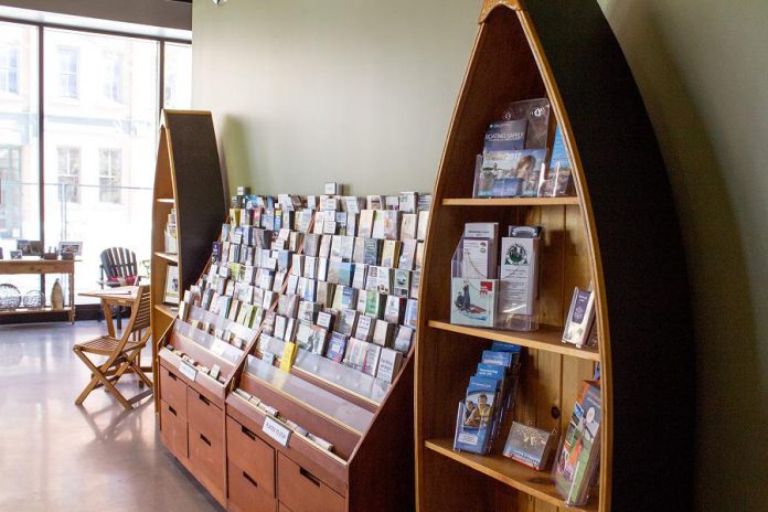 Open year-round, the Peterborough & the Kawarthas Tourism Visitor Centre provides a wide selection of free information including travel guides, brochures, road maps and trail guides. (Photo: Peterborough & the Kawarthas Tourism)