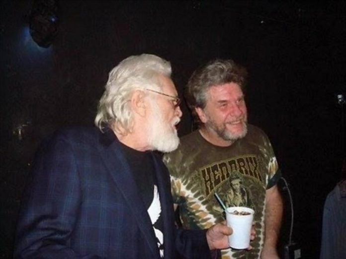 Ronnie Hawkins with Buzz Thompson. (Photo courtesy of Theresa Mackenzie)