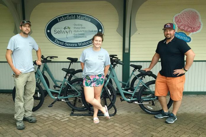  You can now rent bicycles at the Lakefield Marina. (Photo: Township of Selwyn)