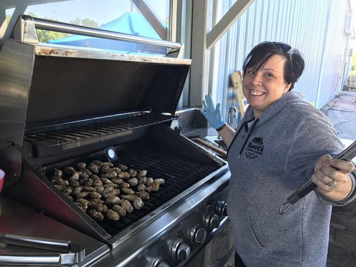At the Kawartha BBQ Competition, it’s not just about the contest: staff serve up barbecue in support of the Canadian Cancer Society. (Photo: Friendly Fires)