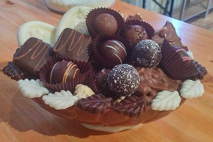 Jackie Virtue-Flamminio of Millbrook Valley Chocolate will be selling chocolates as well as Kawartha Dairy ice cream during Ladies' Night. (Photo: Millbrook Valley Chocolates)