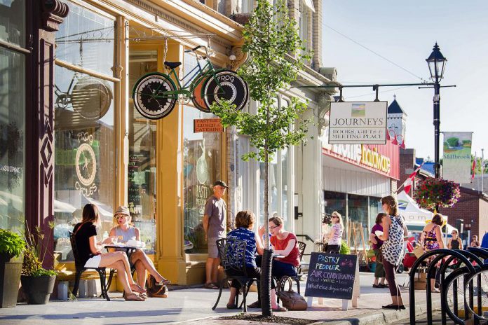 The annual Millbrook Ladies' Night brings more than 1,000 people to downtown Millbrook for an evening of fun and community. This year's event takes place on Thursday, August 2, 2018. (Photo: Patrick Stephen / Millbrook BIA)