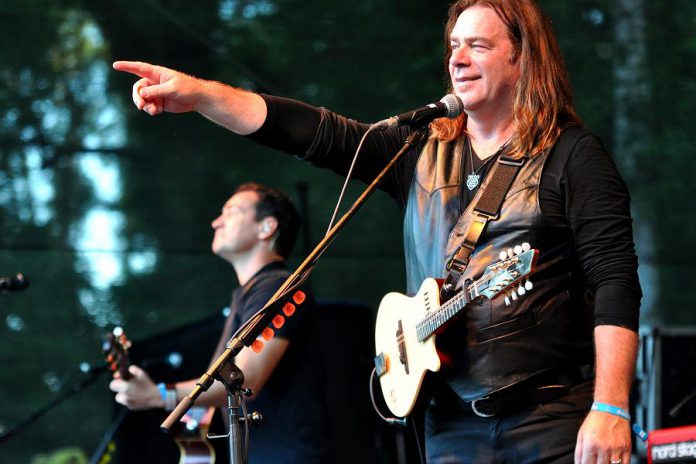 Former Great Big Sea frontman Alan Doyle, pictured here with his band at the 2017 Blacksheep Festival in Germany, performs a free concert at Peterborough Musicfest in Del Crary Park on August 8, 2018. (Photo: Rs-foto / Wikipedia)