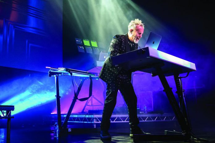 British singer-songwriter and synth-pop pioneer Howard Jones, who had a string of hits in the 1980s, will be performing a free concert with his electric band at Peterborough Musicfest in Del Crary Park on Saturday, July 14, 2018. (Photo: Will Stead)