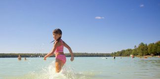 The beach at Sandy Lake in Trent Lakes. (Photo: Michael Hurcomb)