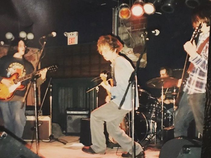 Founding members of The Trews, brothers John-Angus and Colin  MacDonald with Jack Syperek, performing as teenagers at The Marquee in Halifax in the late 1990s. The Trews originally formed with the name One I'd Trouser in 1997 before becoming The Trews with since-departed drummer Sean Dalton. (Photo: The Trews / Facebook)