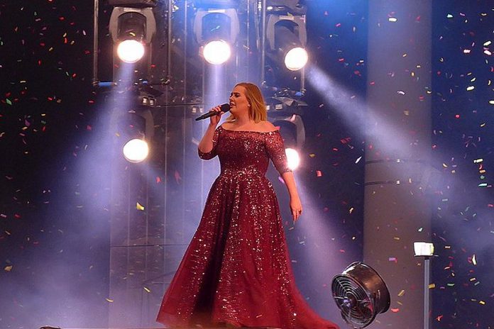  Adele performing at the Adelaide Oval in Adelaide, Australia, March 2017. She performed to over 70,000, a record attendance in South Australia. (Photo: Rob Sturman)