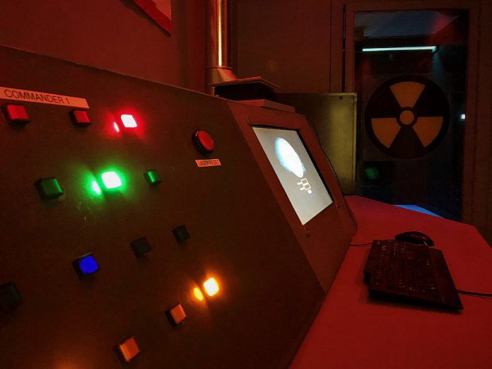 Find out if you have what it takes to save humanity from nuclear Armageddon in the Judgment Day escape room at Lift Lock Escape. The new entertainment business in downtown Peterborough, which also offers virtual reality gaming and a board game cafe, has its grand opening on August 21, 2018. (Photo: Lift Lock Escape)