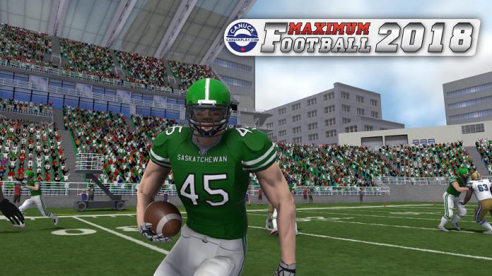 A screenshot from Maximum Football 2018, which is now available for PS4 and Xbox One. (Photo courtesy of the Innovation Cluster)