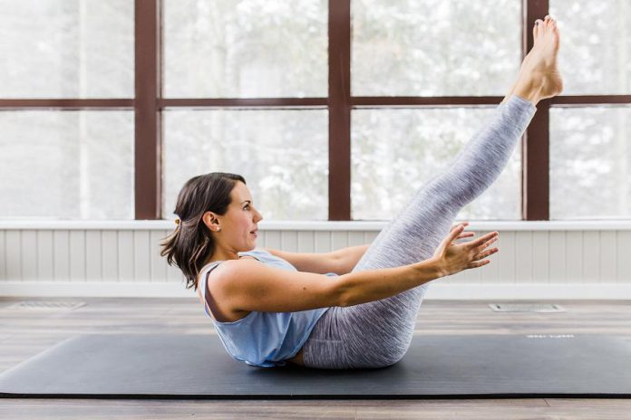 Certified Pilates instructor Jessica Dalliday has launched Pilates on Demand, a website that provides online Pilates sessions. (Photo courtesy of the Innovation Cluster)	