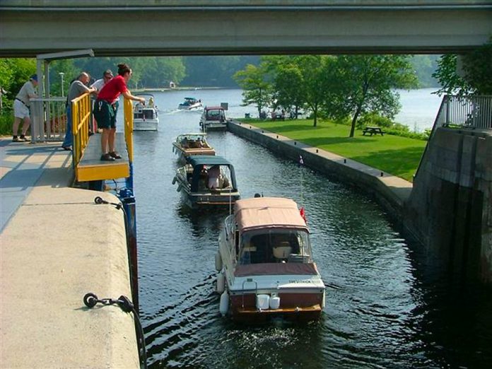 The "Boating 2: Beyond The Basics" course also includes information on how to navigate through the locks on the Trent-Severn Waterway.  (Photo courtesy of Peterborough Power and Sail Squadron)