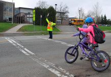 Active and Safe Routes to School Peterborough is a group of local organizations addressing health and environmental issues related to school travel. The group has a vision for all students to have the opportunity to walk, roll, or bus to and from school as a part of their daily school experience. This vision was born because we know that walking, rolling, or busing benefits students, makes school zones safer, and is good for the environment. (Supplied photo)