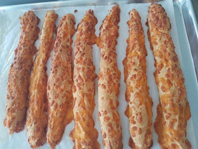 Cheese sticks fresh from the oven at Lakefield Bakery on Queen. The bakery is open seven days a week. (Photo: Lakefield Bakery on Queen)