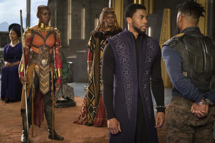 Black Panther was heralded by critics and audiences alike as the first superhero film to feature a cast almost entirely made up of black actors. It comes to Netflix Canada on September 4th.  (Photo courtesy of Netflix)