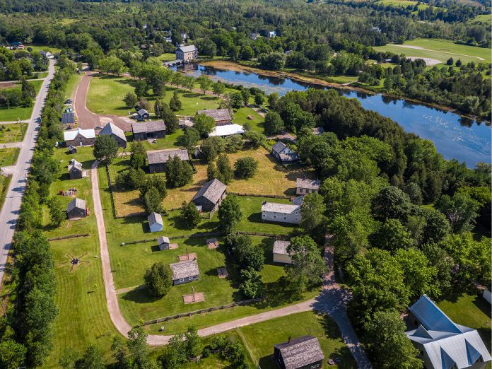 Lang Pioneer Village Museum features more than 30 restored and furnished buildings representing the life and trades of a settler in the 1800s, including a fully operational grist mill, weaver shop, blacksmith shop, and many more.