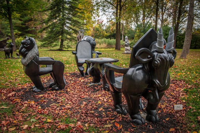 Visitors can explore the more than 300 sculptures at their own pace, meet with the visiting Zimbabwean artist, and learn about this internationally acclaimed art movement and the Zimbabwean artists represented by ZimArt. All of the artwork is available for sale.