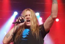 Sebastian Bach performing in Moncton in July 2018. The Peterborough native will perform in his hometown for the first time in 28 years on November 17, 2018. (Photo: Stephen Murphy / YouTube)