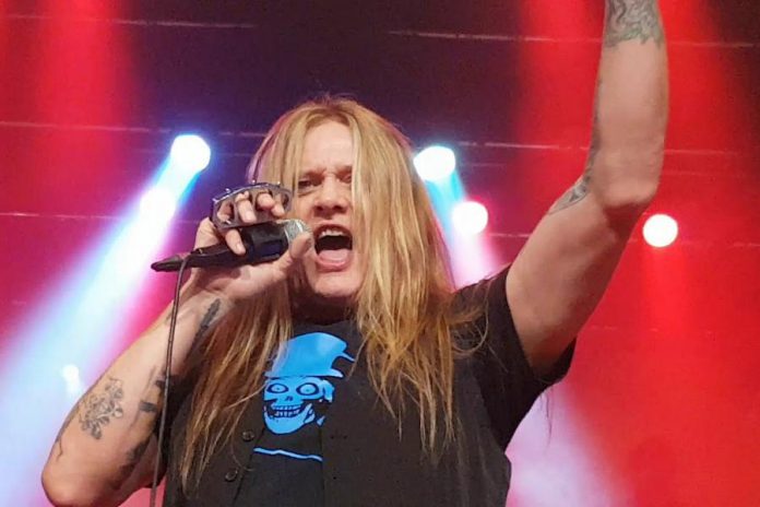 Sebastian Bach performing in Moncton in July 2018. The Peterborough native will perform in his hometown for the first time in 28 years on November 17, 2018. (Photo: Stephen Murphy / YouTube)