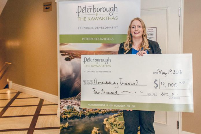 Christine recently participated in the Starter Company Plus program administered by the Peterborough & the Kawarthas Economic Development Business Advisory Centre. The detailed business plan she created in the program secured her a grant that she used to help hire a staff person to meet the growing demands of her business. (Photo: Peterborough & the Kawarthas Economic Development)