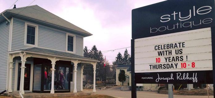 Style Boutique, located at 827 Ward Street in Bridgenorth, celebrated its 10th anniversary in April 2018. (Supplied photo)