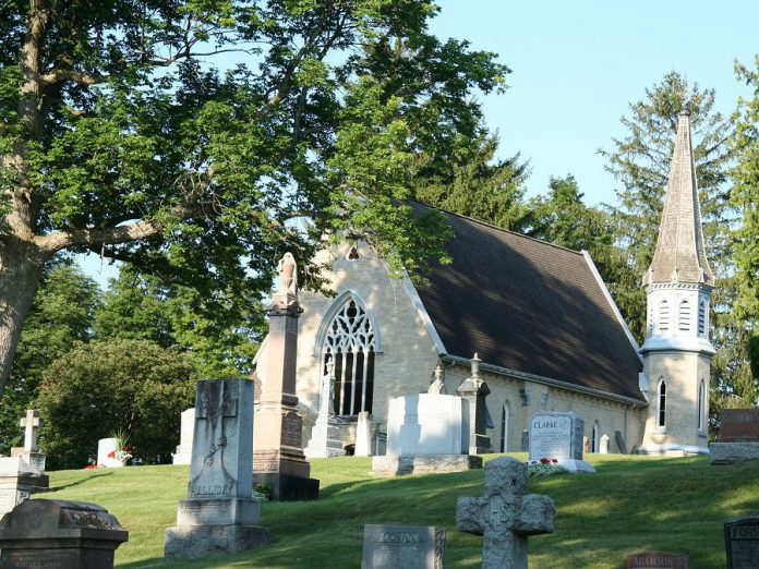 The chapel at the historic Little Lake Cemetery in Peterborough. (Supplied photo)