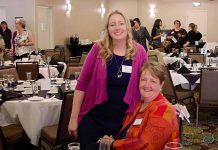 The Women's Business of Network of Peterborough has made recruiting and retaining younger members a key strategy for the organization. Christine Teixeira, one of the most recent generation of WBN members, is pictured with her mother Diane Wolf. Both women are serving on the 2018-2019 board of directors, a first in the board's history. (Photo: WBN)